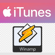 Winamp, iTunes